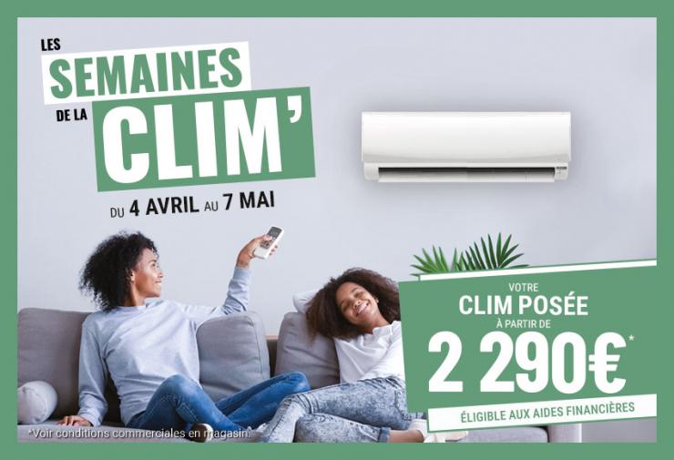 Retrouvez les Semaines de la Clim' dans vos magasins Pagot-Savoie