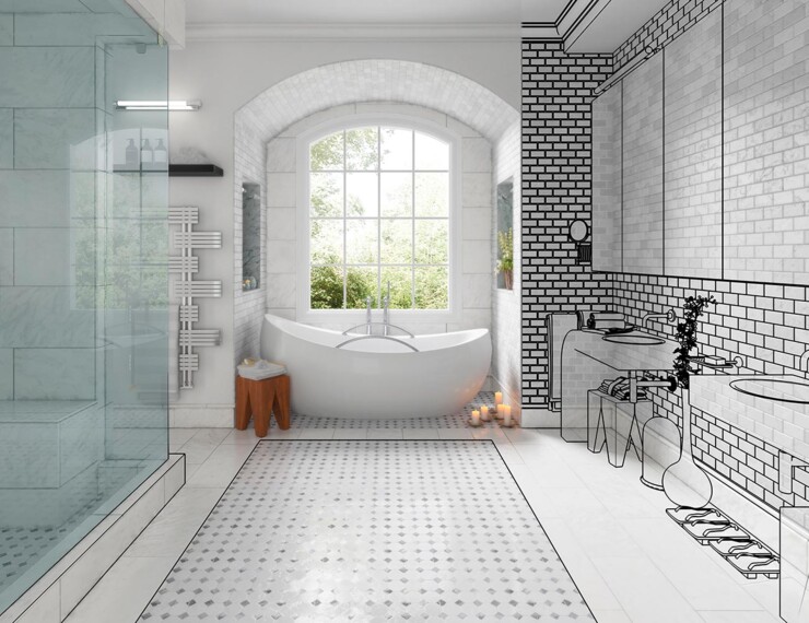 Pagot Savoie - Salle de bains 3D